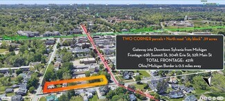 Plus de détails pour 421ft Frontage on 2 Adjacent Corners – Terrain à vendre, Sylvania, OH