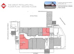 6 Petaluma Blvd N, Petaluma, CA à louer Plan d’étage– Image 1 sur 1