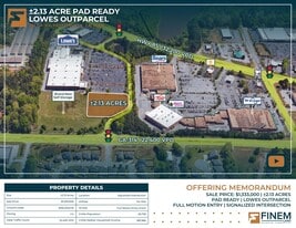±2.13 Acre Pad Ready Lowes Outparcel - Terrain