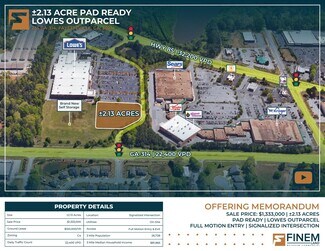 Plus de détails pour 235 Georgia 314, Fayetteville, GA - Terrain à vendre