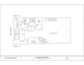 151 W 19th St, New York, NY à louer Plan d’étage– Image 2 sur 5
