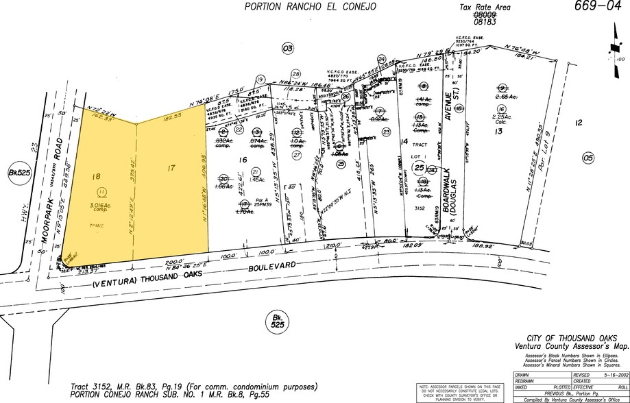 60 N Moorpark Rd, Thousand Oaks, CA à louer - Plan cadastral – Image 3 sur 8