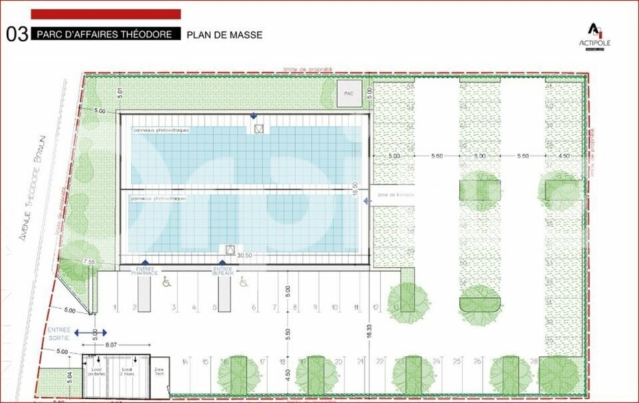 Bureau dans Villefranche-sur-Saône à vendre - Plan de site – Image 2 sur 3