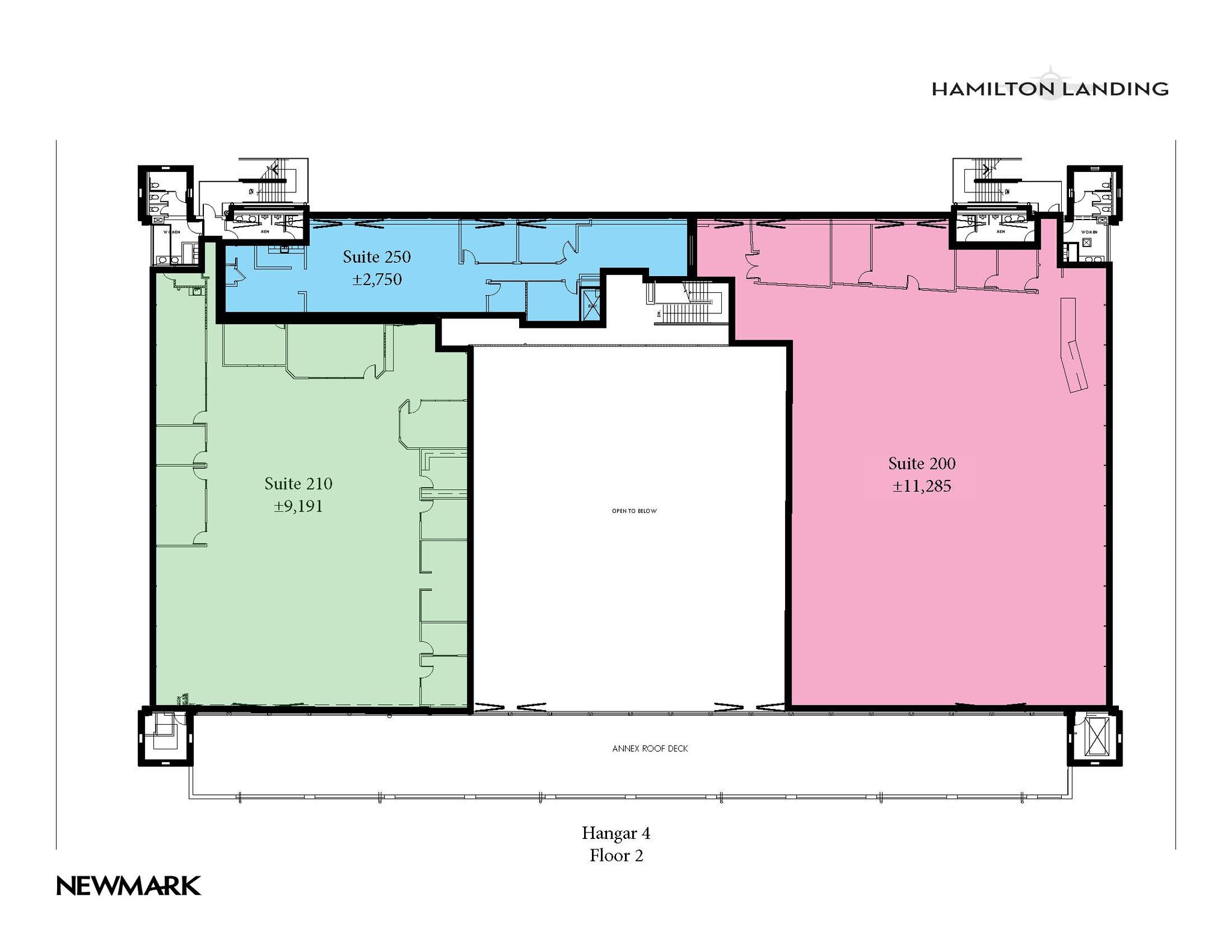 2-10 Hamilton Lndg, Novato, CA à louer Plan d’étage– Image 1 sur 1