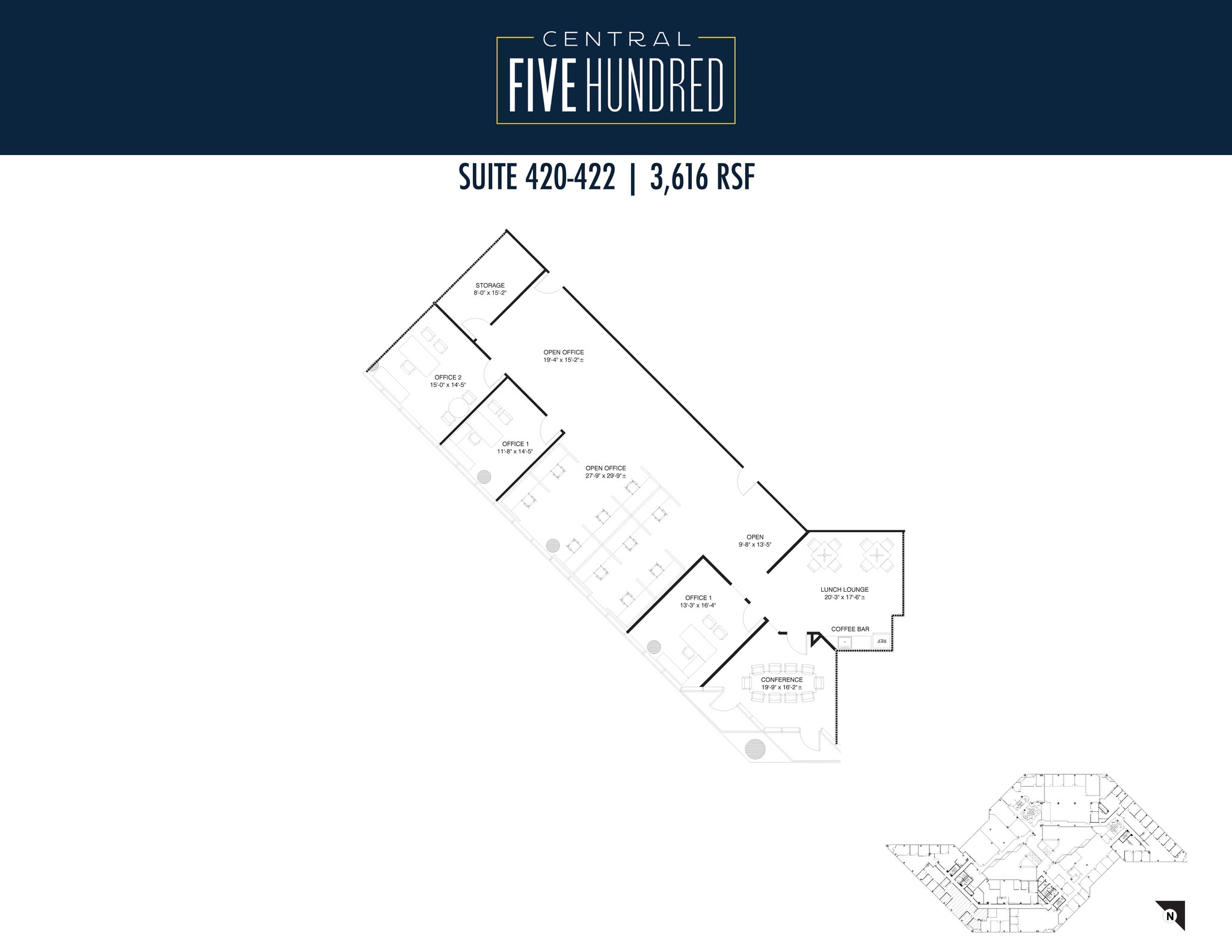500 N Central Expy, Plano, TX à louer Plan d’étage– Image 1 sur 1