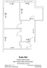 600 Twelve Oaks Center Dr, Wayzata, MN à louer Plan d’étage– Image 1 sur 1