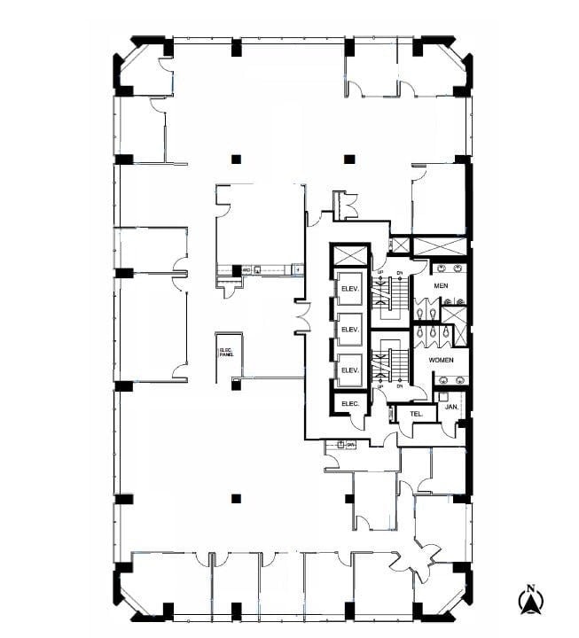 1235 Bay St, Toronto, ON à louer Plan d’étage– Image 1 sur 1