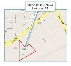 3985-3991 1st St, Livermore, CA à louer Carte– Image 2 sur 2