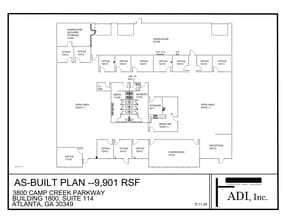 3800 Camp Creek Pky SW, Atlanta, GA à louer Plan de site– Image 1 sur 2