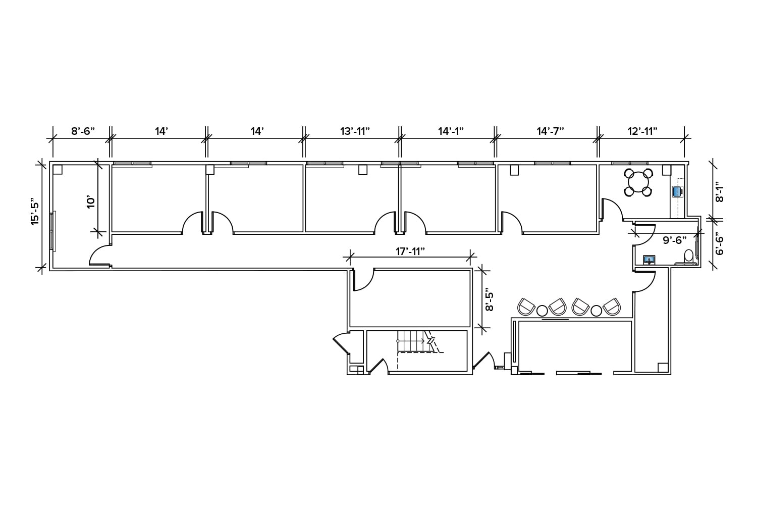 65 E Elizabeth Ave, Bethlehem, PA à louer Plan d’étage– Image 1 sur 2