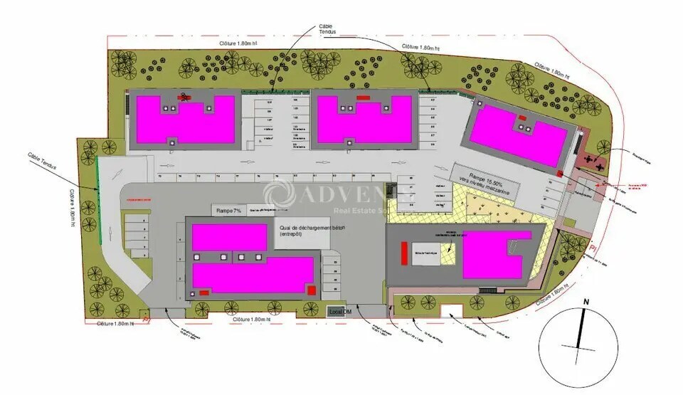 Local d'activités dans Villeneuve-lès-Maguelone à vendre - Plan de site – Image 2 sur 8