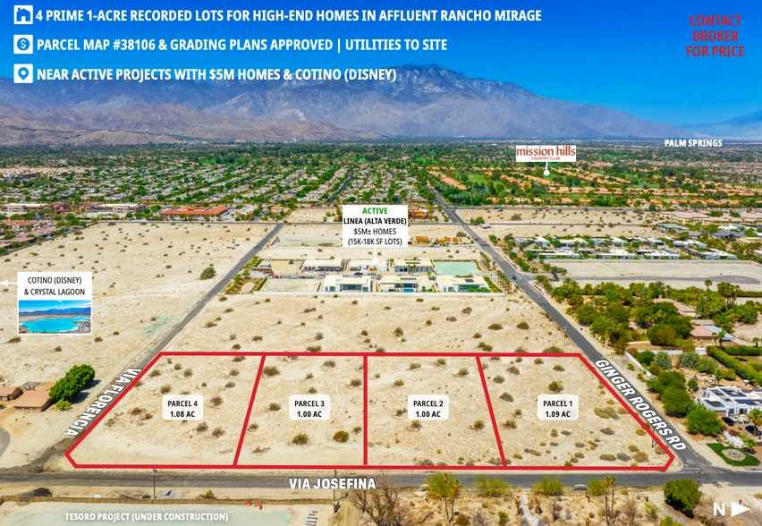 04 Via Josefina, Rancho Mirage, CA à vendre - Aérien – Image 1 sur 5
