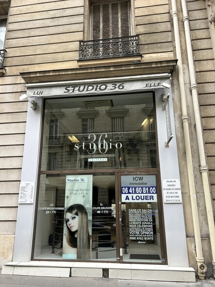 Local commercial dans Paris à louer - Photo de l’immeuble – Image 1 sur 7