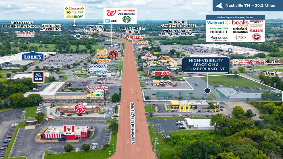 703 S Cumberland St, Lebanon, TN à louer - Photo de l’immeuble – Image 2 sur 5