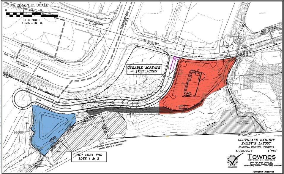 Lot 9 – 0 E. Roslyn Rd, Colonial Heights, VA à vendre - Photo de l’immeuble – Image 3 sur 3