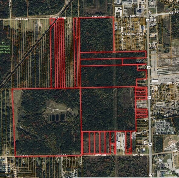 Various Telegraph Rd. & Sibley Rd. Rd, Brownstown Township, MI à vendre - Photo de l’immeuble – Image 3 sur 3