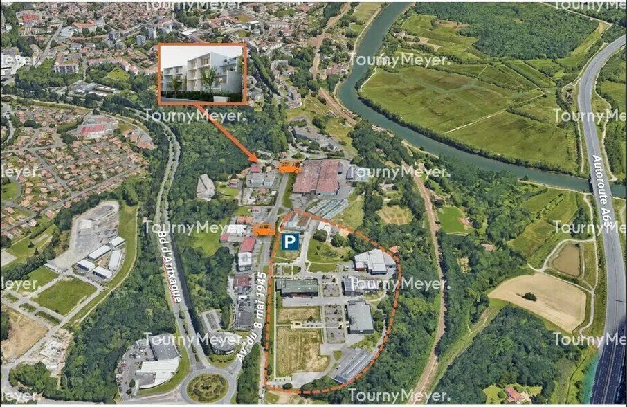 Bureau dans Bayonne à vendre - Aérien – Image 2 sur 3