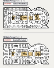 100 Oracle Pky, Redwood City, CA à louer Plan d’étage– Image 1 sur 1