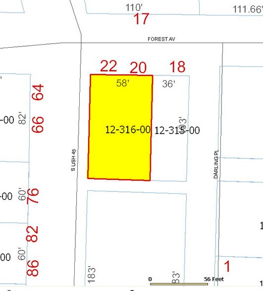 20 Forest Ave, Fond Du Lac, WI à vendre - Plan cadastral – Image 3 sur 66