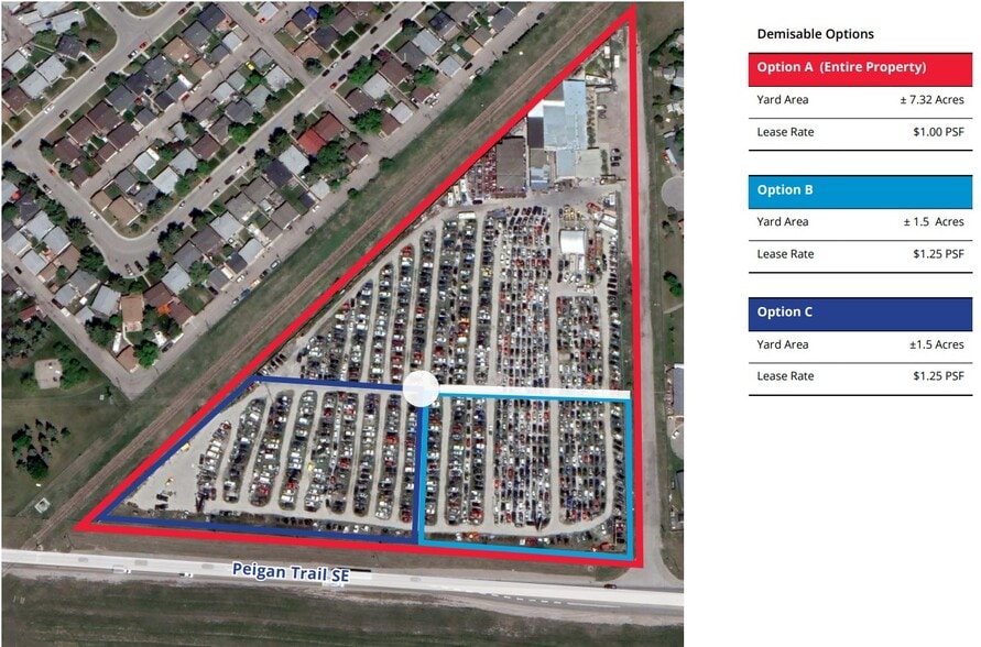 4215 35 St SE, Calgary, AB à louer - Plan de site – Image 2 sur 2