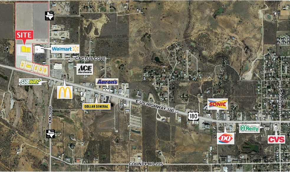 3800 W Walker St, Breckenridge, TX à vendre - Aérien – Image 2 sur 2