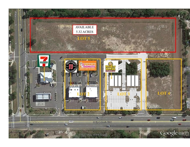 3671 Clyde Morris Blvd, Port Orange, FL à vendre - Aérien – Image 3 sur 3