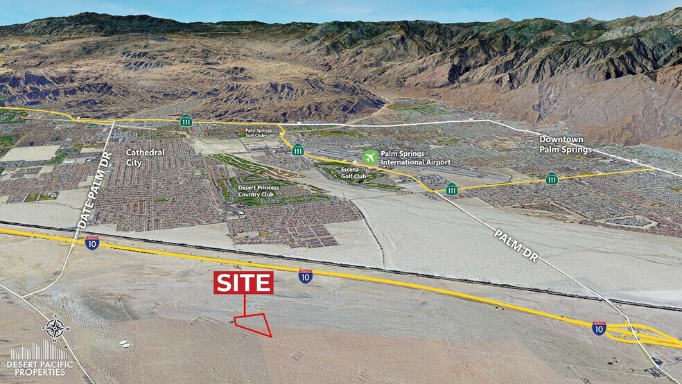 Varner & I-10 rd, Cathedral City, CA à vendre - Aérien – Image 1 sur 2