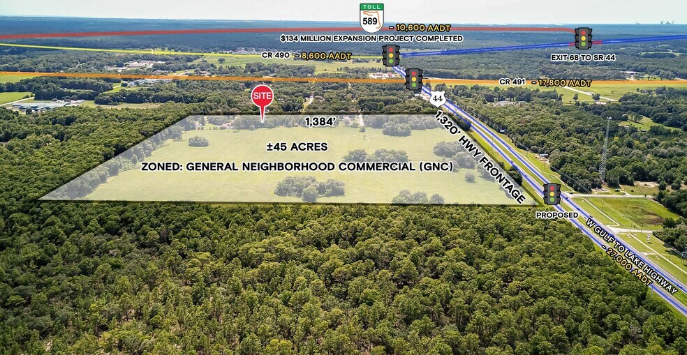 2630 W Gulf To Lake Hwy, Lecanto, FL à louer - Photo principale – Image 1 sur 4