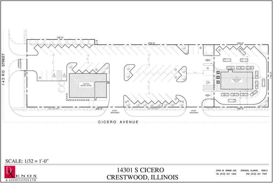 14321 Cicero Ave, Crestwood, IL à louer - Plan cadastral – Image 2 sur 4