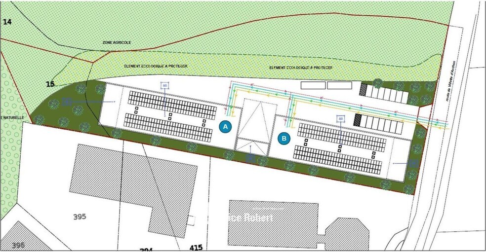 Local d'activités dans Janneyrias à vendre - Plan de site – Image 2 sur 2