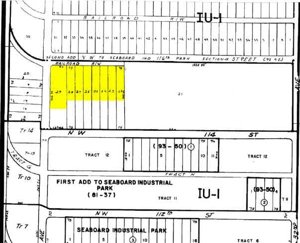 11451 NW 36th Ave, Miami, FL à louer - Plan cadastral – Image 2 sur 5