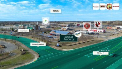 5130 Copper Creek Blvd, Millington, TN - Vue aérienne  vue de carte - Image1