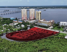 2824 Palm Beach Blvd, Fort Myers, FL - VUE AÉRIENNE vue de carte