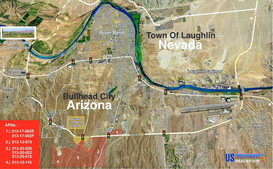 Silvercreek Road, Bullhead City, AZ à vendre - Plan de site – Image 2 sur 2