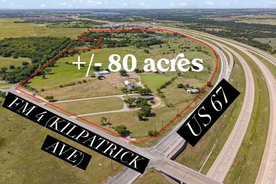 1365 Doty Rd, Cleburne, TX à vendre - Aérien – Image 3 sur 5