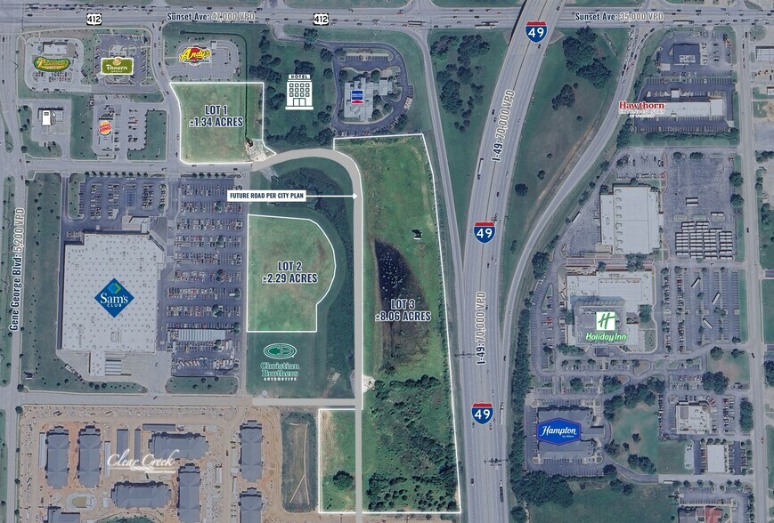 Highway 412 & Interstate 49, Springdale, AR à vendre - Photo de l’immeuble – Image 2 sur 11