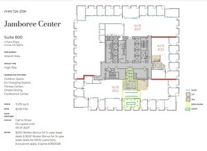 5 Park Plaza, Irvine, CA à louer Plan d’étage– Image 1 sur 1