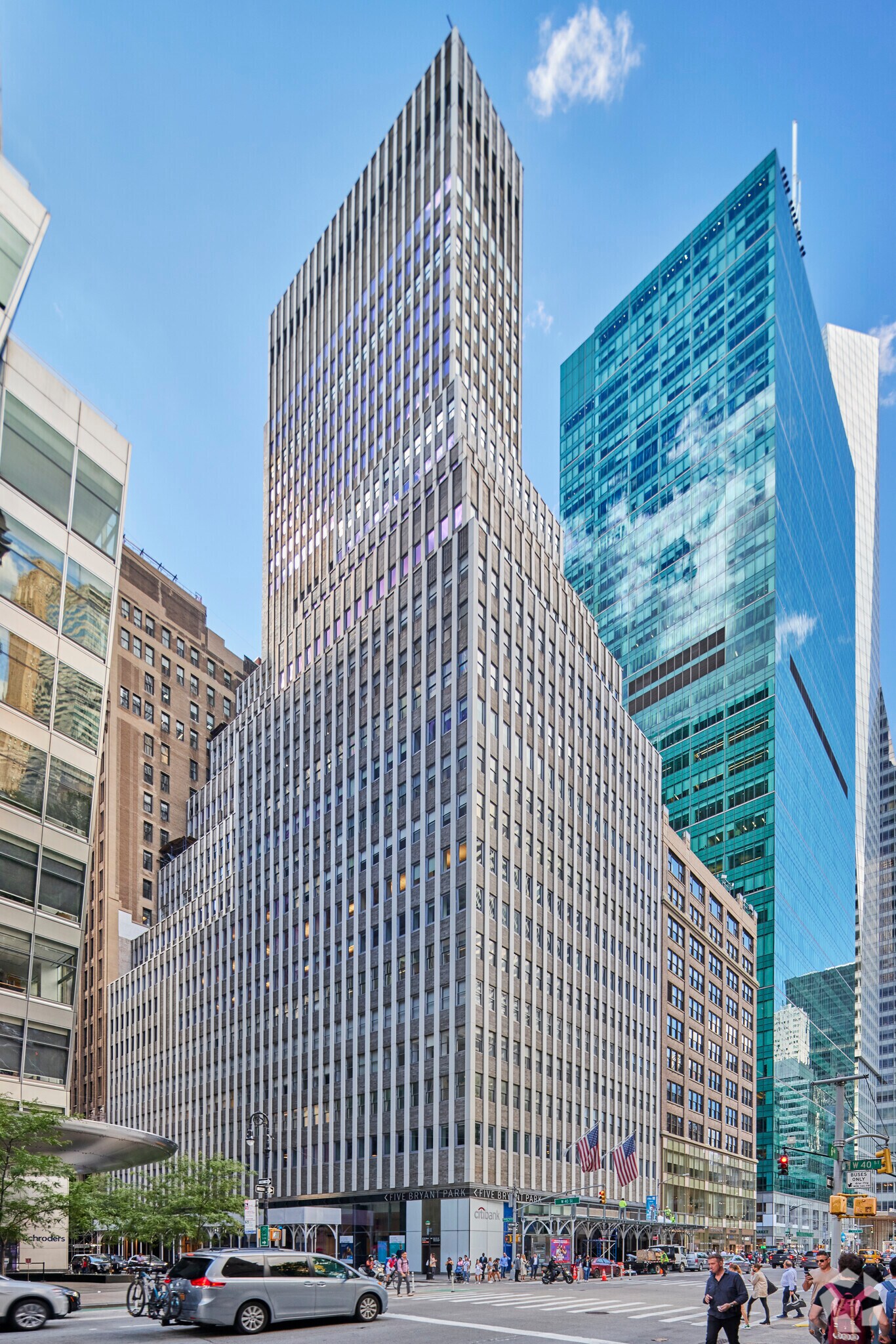 5 Bryant Park, New York, NY à louer Photo de l’immeuble– Image 1 sur 5