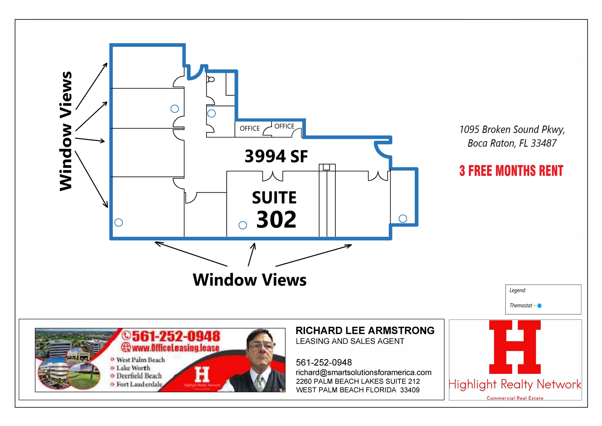 1095 Broken Sound Pky, Boca Raton, FL à louer Plan d’étage– Image 1 sur 3