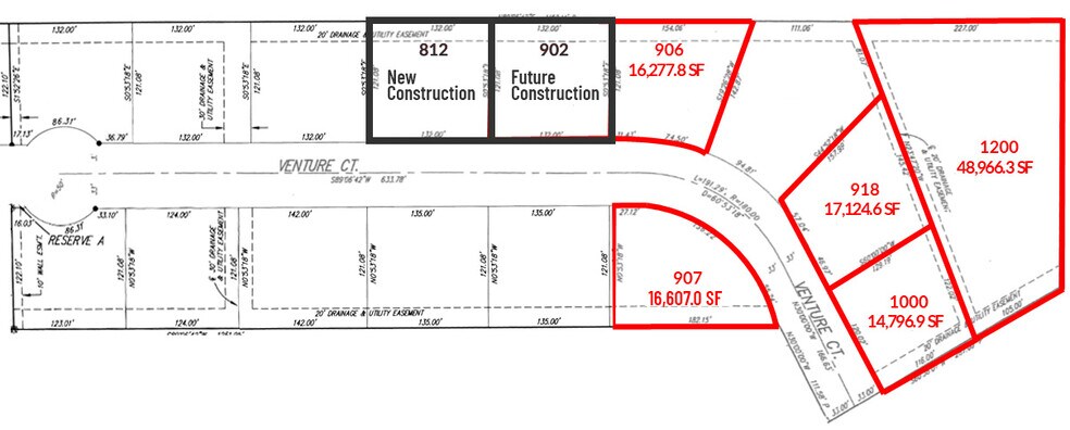 800-1200 Venture Ct, Kechi, KS à vendre - Plan cadastral – Image 2 sur 3