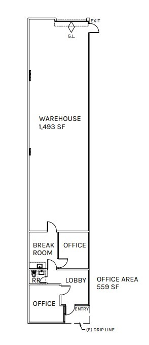 1110-1132 N Gilbert St, Anaheim, CA à louer Plan d’étage– Image 1 sur 1