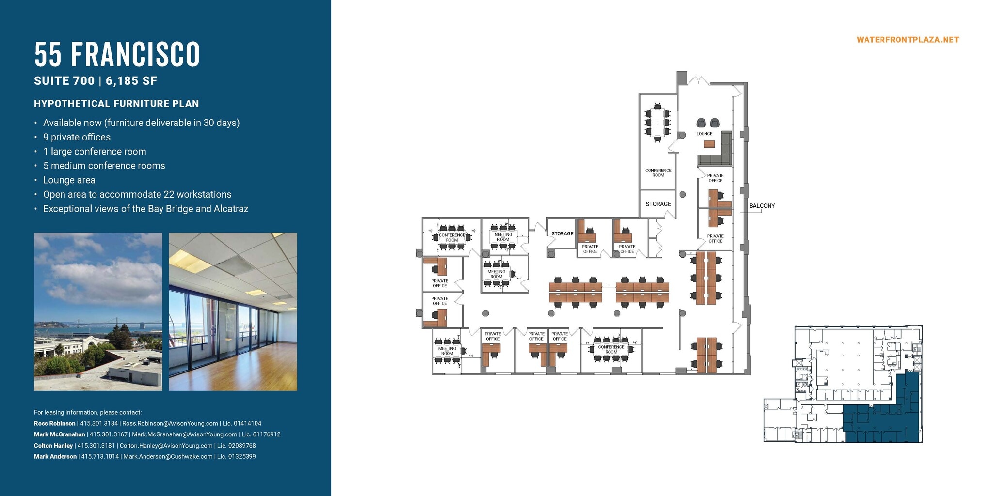 55 Francisco St, San Francisco, CA à louer Plan d’étage– Image 1 sur 4