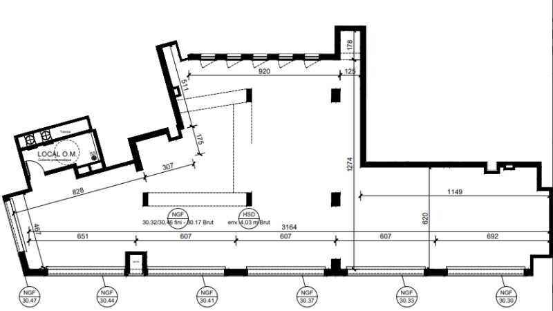 Local commercial dans Saint-Ouen-sur-Seine à vendre - Plan d’étage – Image 2 sur 4