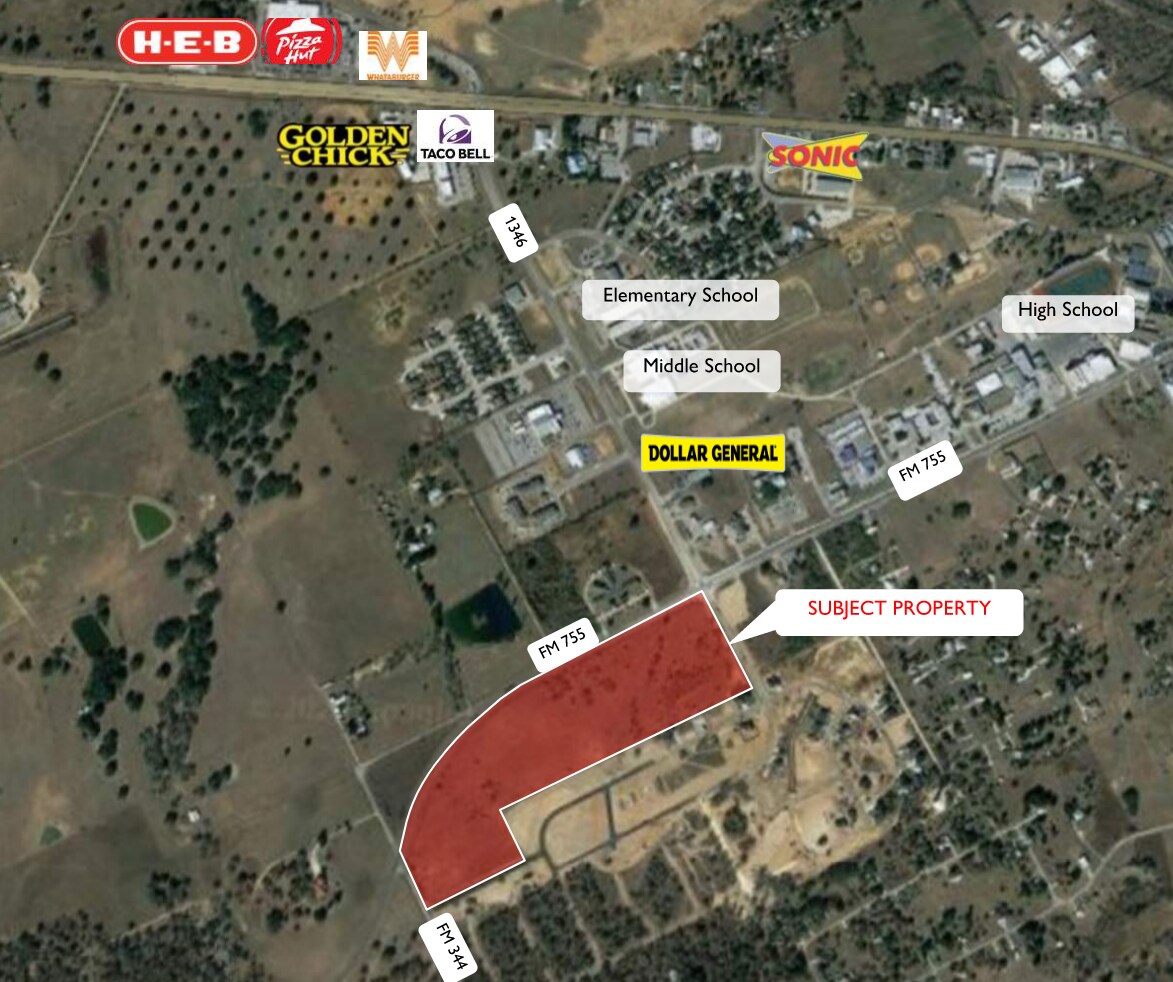 SEQ & SWQ FM 775, La Vernia, TX à vendre Aérien– Image 1 sur 9
