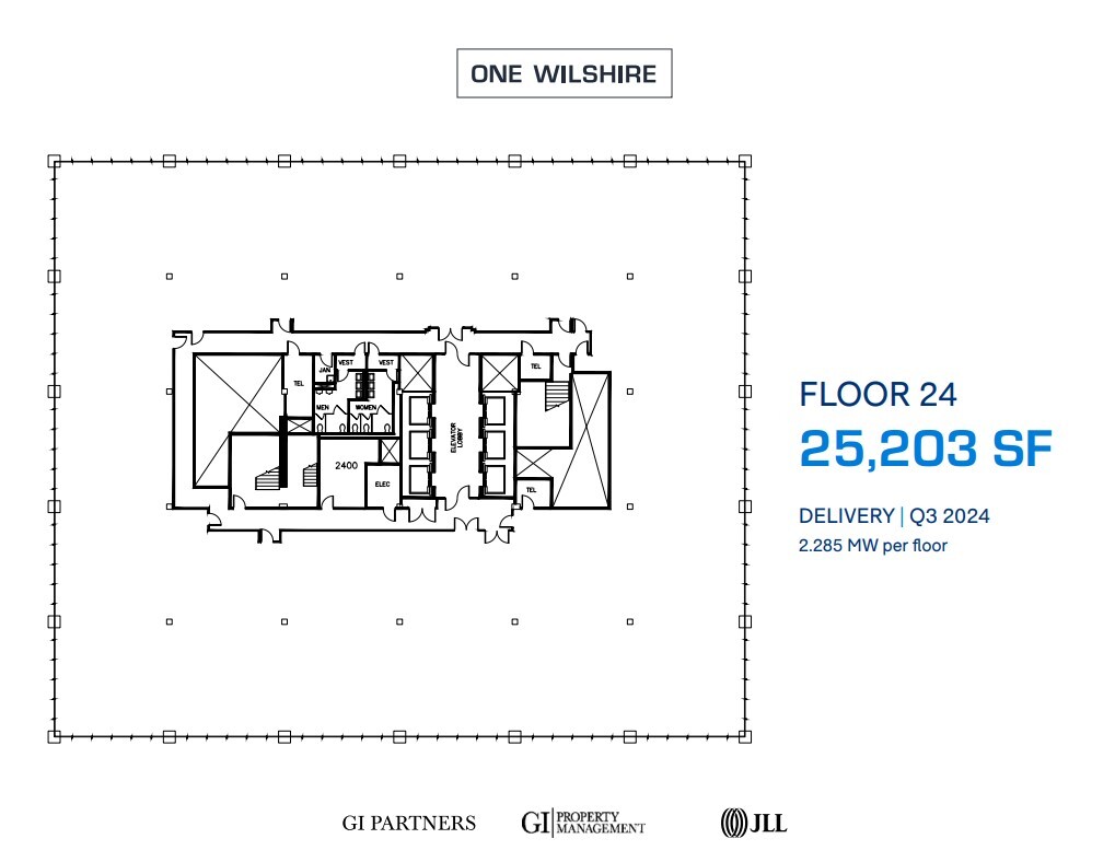 624 S Grand Ave, Los Angeles, CA à louer Plan d’étage– Image 1 sur 1