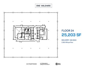 624 S Grand Ave, Los Angeles, CA à louer Plan d’étage– Image 1 sur 1