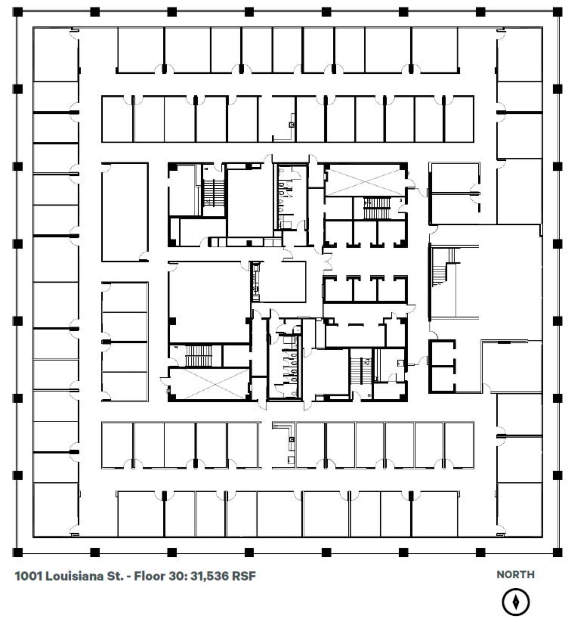 1001 Louisiana St, Houston, TX à louer Plan de site– Image 1 sur 1