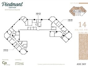 3495 Piedmont Rd NE, Atlanta, GA à louer Plan d’étage– Image 2 sur 2