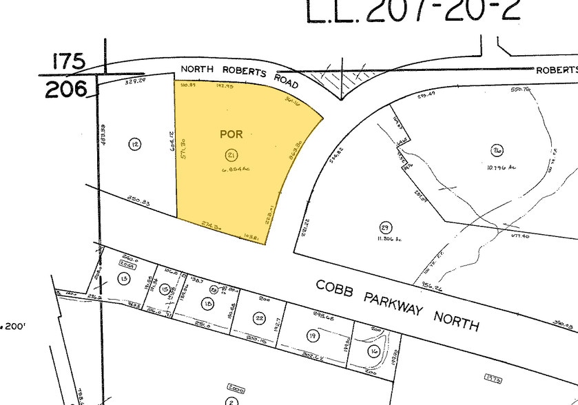 1690 Roberts Blvd, Kennesaw, GA à vendre - Plan cadastral – Image 2 sur 15
