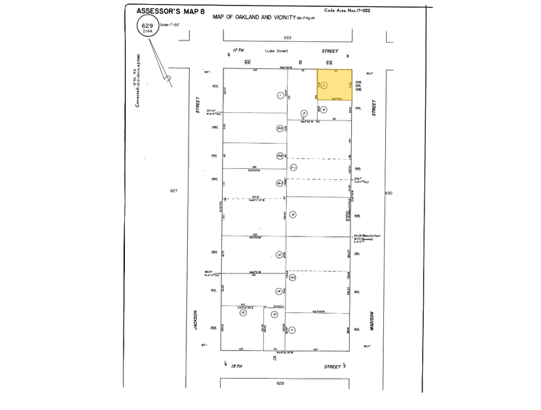 1585-1593 Madison St, Oakland, CA à louer - Plan cadastral – Image 3 sur 3
